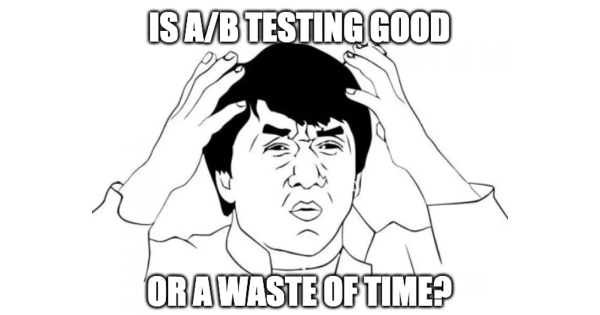 A/B testing diagram