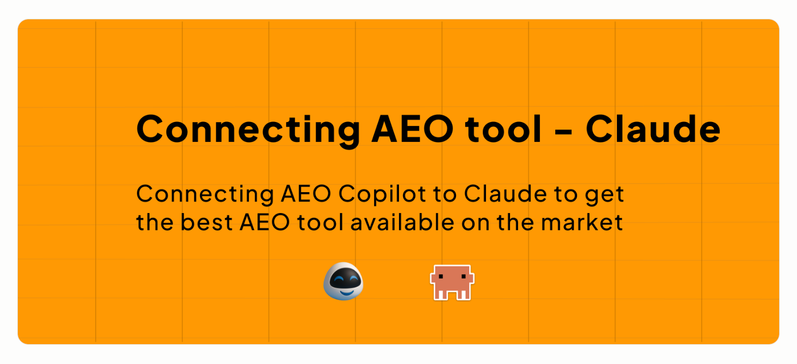 Connecting AEO Copilot to Claude through MCP
