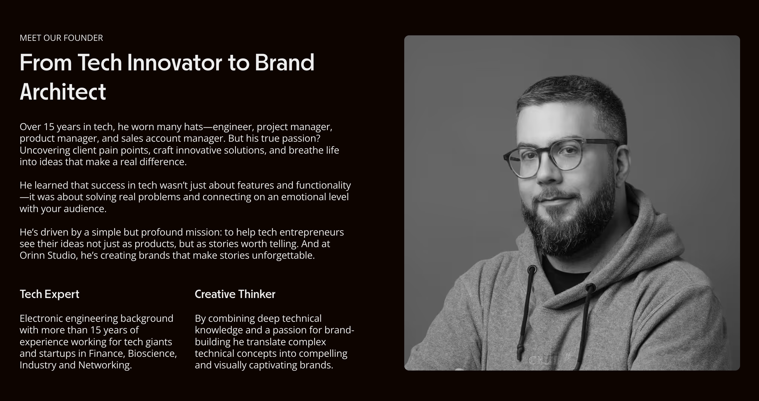 Orinn Studio, personal digital branding and websites